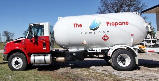 Propane Tank Truck